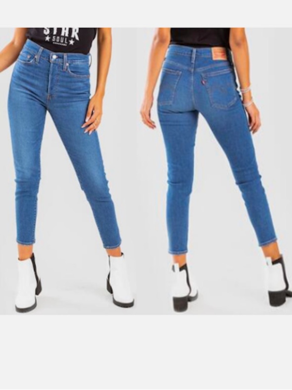 Levi’s Wedgie Skinny Jeans. High-Rise Slim Fit. Size 26. - Picture 2 of 11